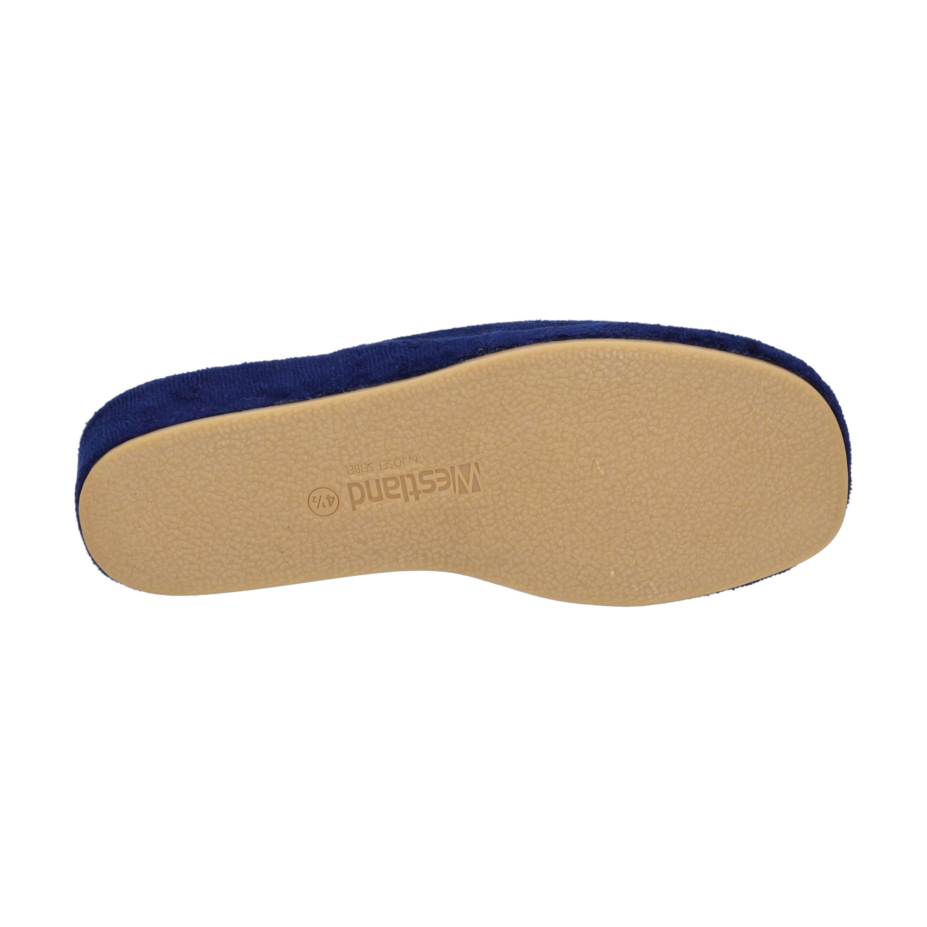 Westland Bologna, blau Hausschuh