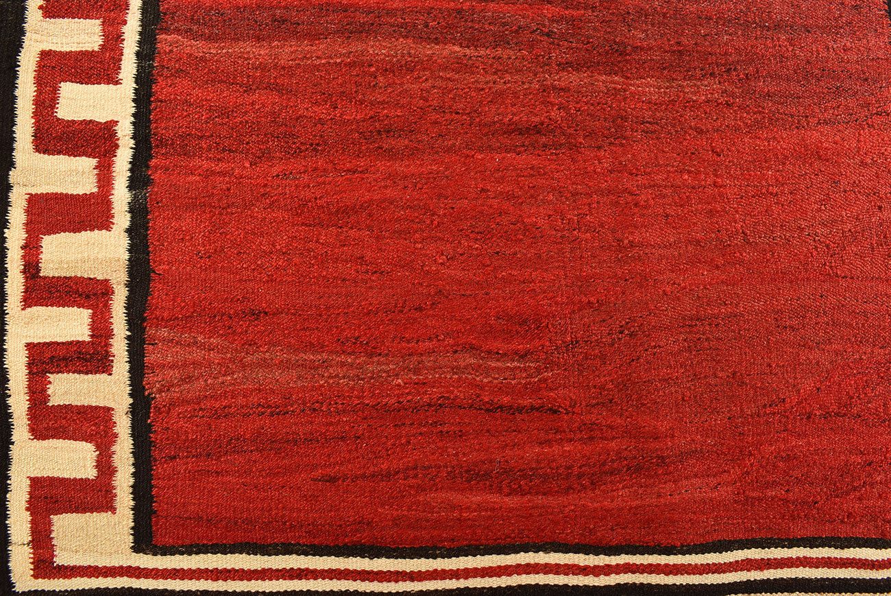 KUHFELL online & NOMAD Orientteppich Vintage Nomaden Teppich Kelim 260 x 145 cm, 100% Wolle, Handgefertigt, Pflanzliche Farben