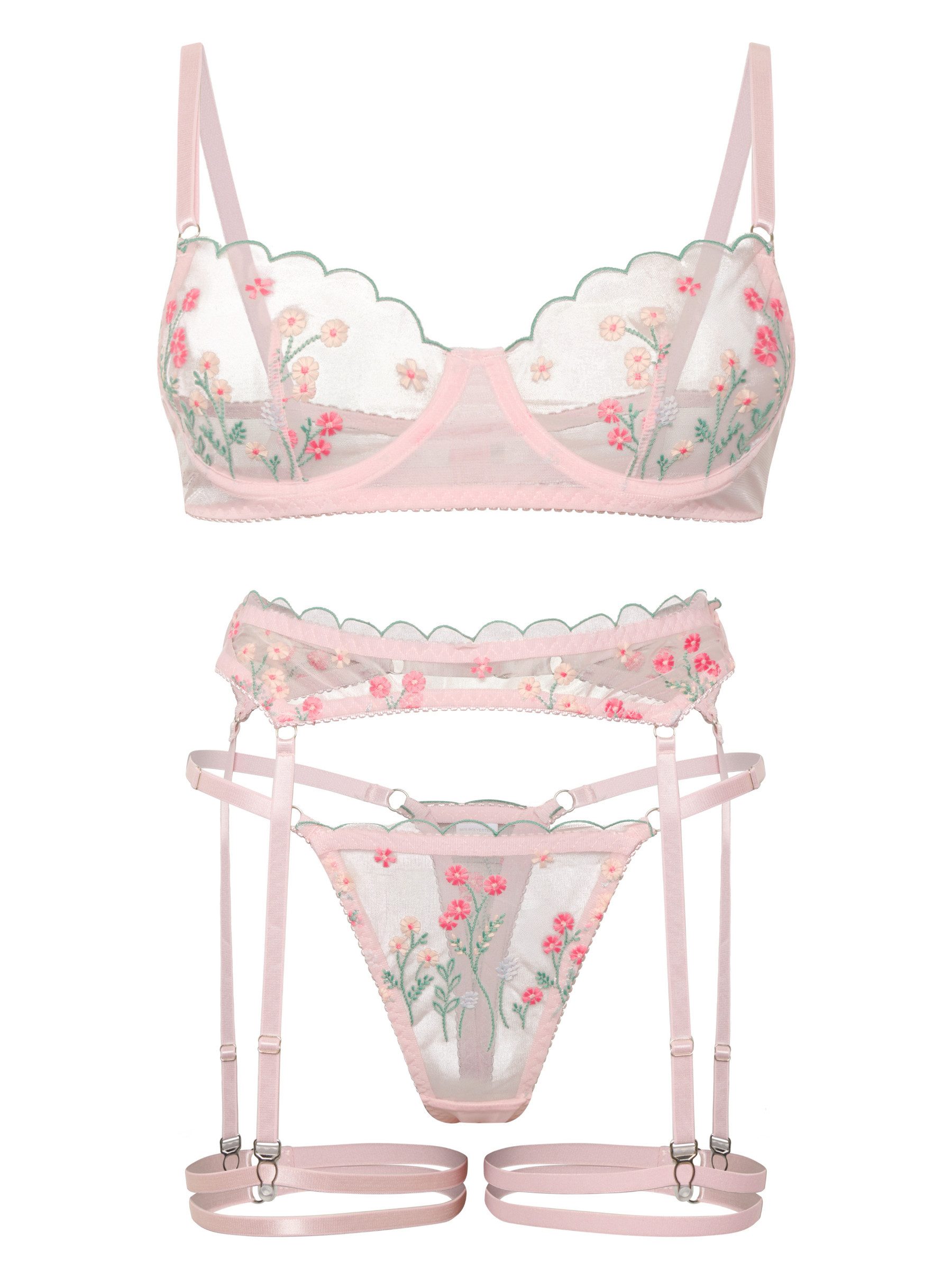 Orchibelle Set: Bügel-BH Sexy Lingerie Set günstig online kaufen