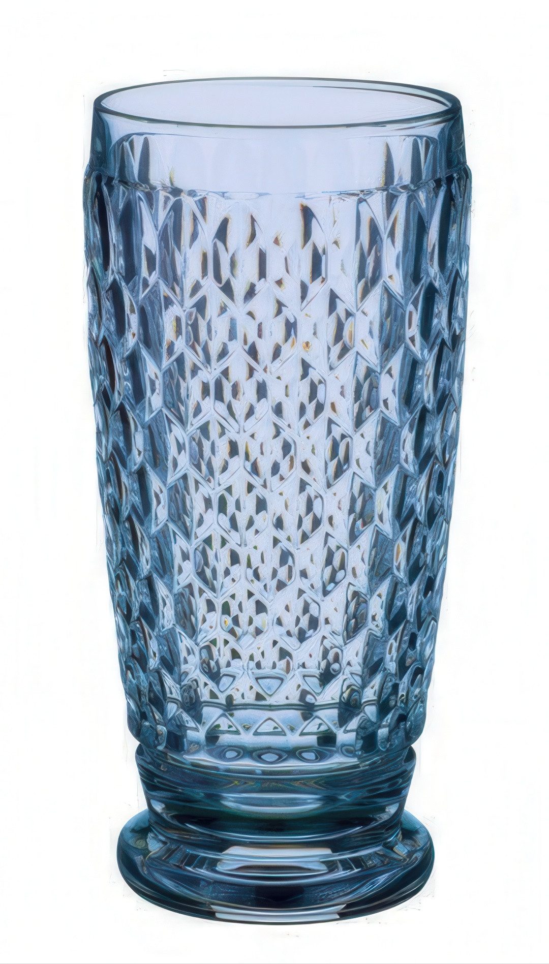 Villeroy & Boch Cocktailglas Boston Coloured, Kristallglas, Spülmaschinengeeignet, Blau, Boston, H: 16.2cm