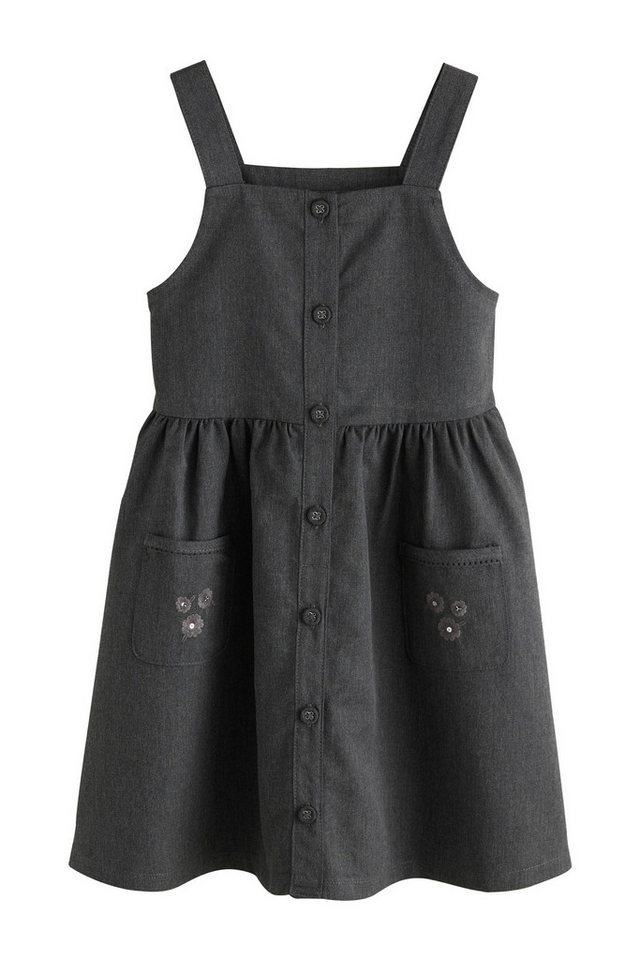 Next Latzkleid Geknöpftes Latzkleid für die Schule mit Stickerei (1-tlg)