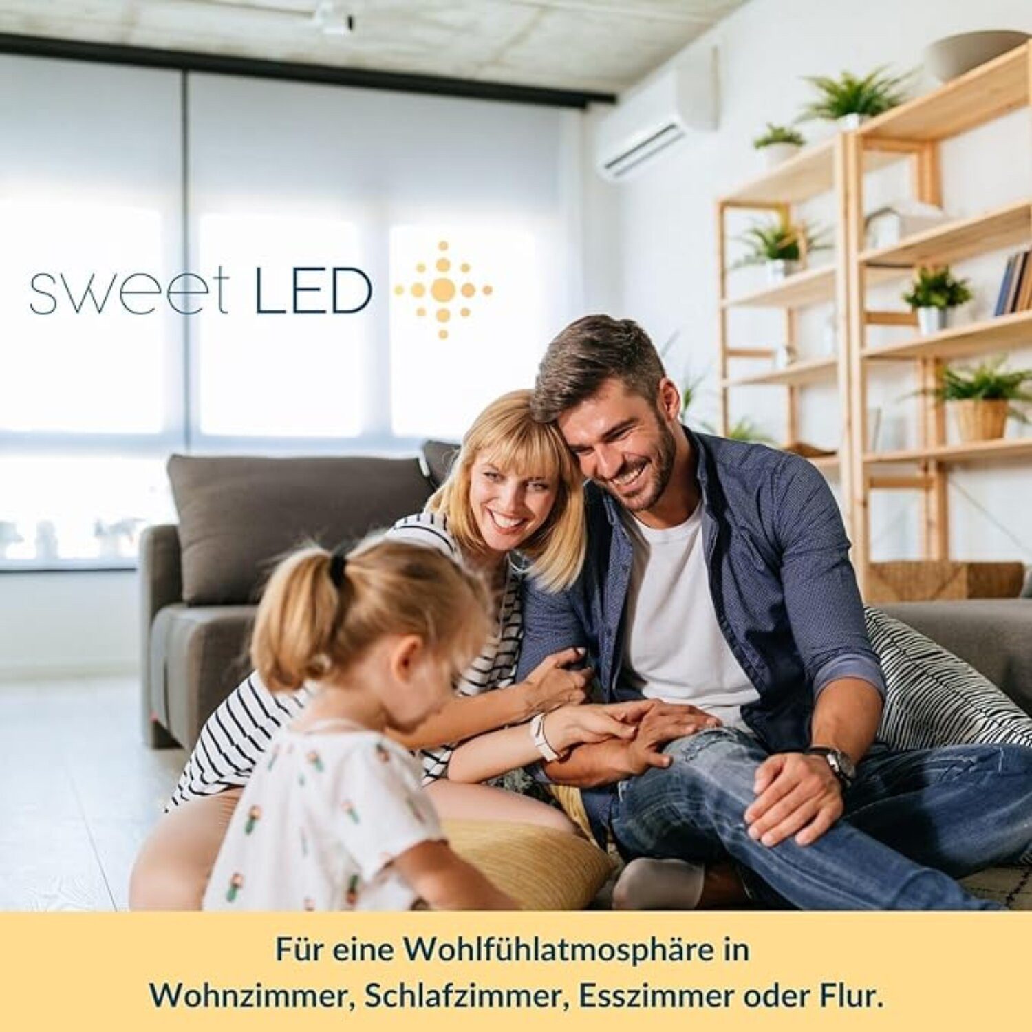 Sweet LED LED Aufbaustrahler 4er Set schwenkbare Aufbauspots LED flach 5W rund & silber, LED wechselbar, warmweiß, LED Deckenlampe, Deckenspot, Deckenstrahler, Strahler