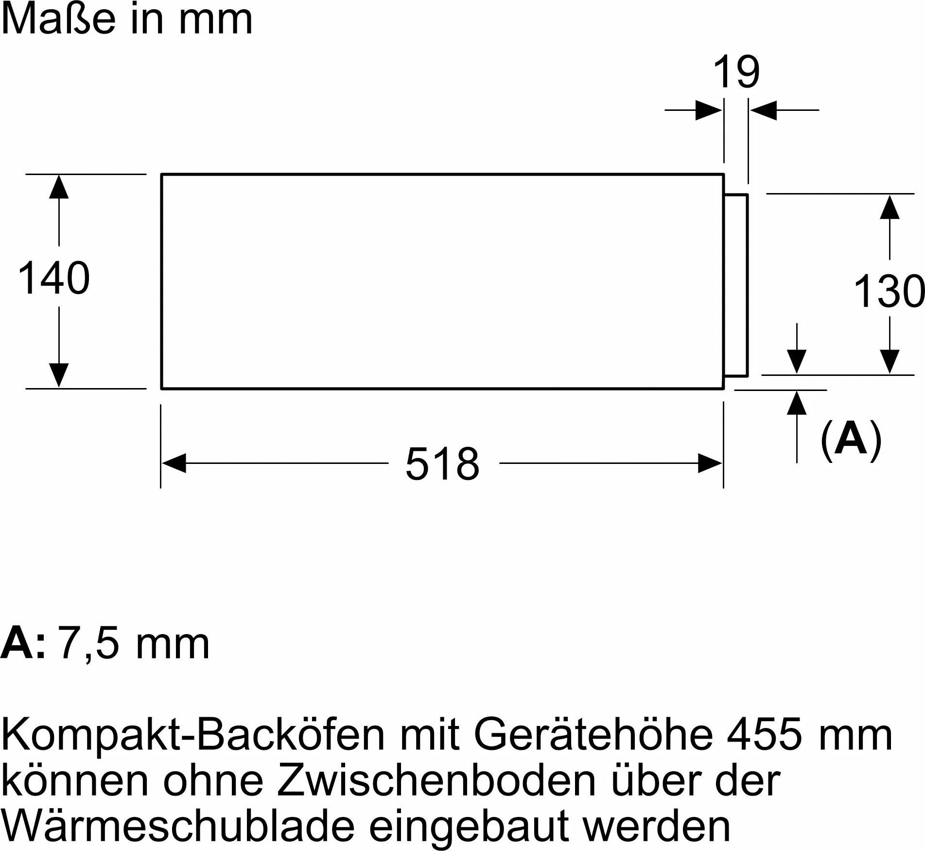 Zubehörschublade BOSCH BIE7101B1