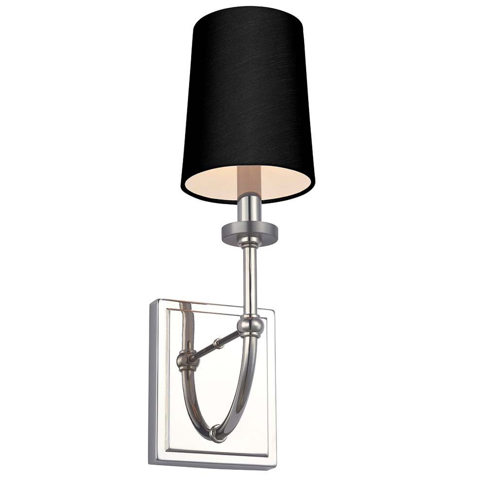 Elstead LIGHTING Wandleuchte, Leuchtmittel inklusive, Wandleuchte Wandlampe Feuchtraumlampe Spiegelleuchte Wohnzimmer Stoff