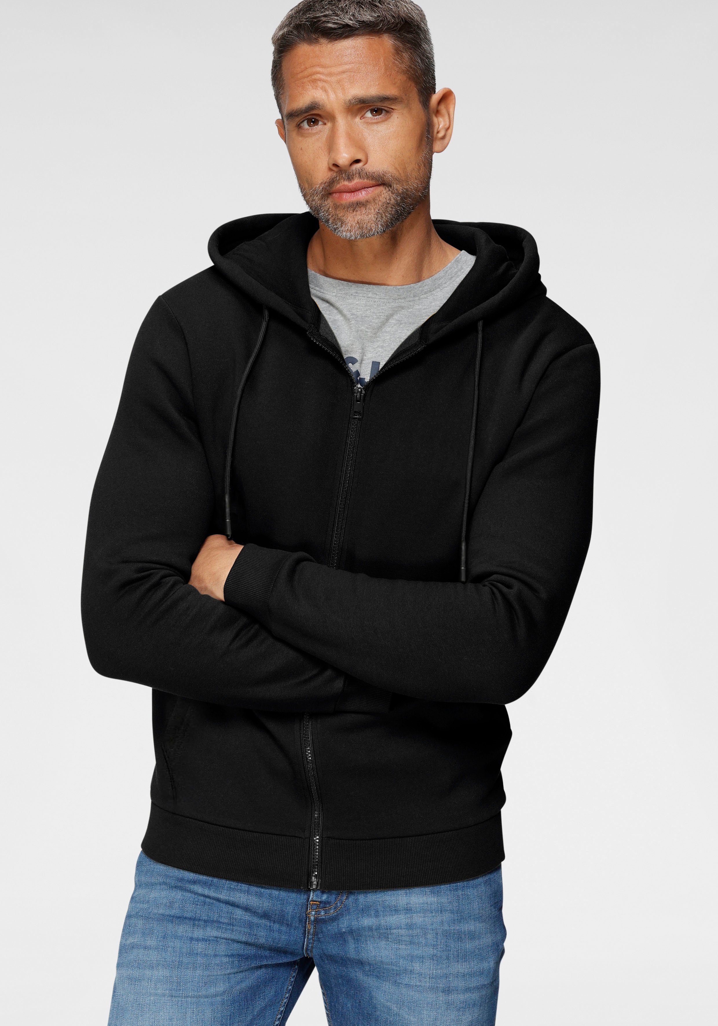 ONLY & SONS Kapuzensweatjacke CERES LIFE ZIP THR. HOODIE SWEAT schwarz