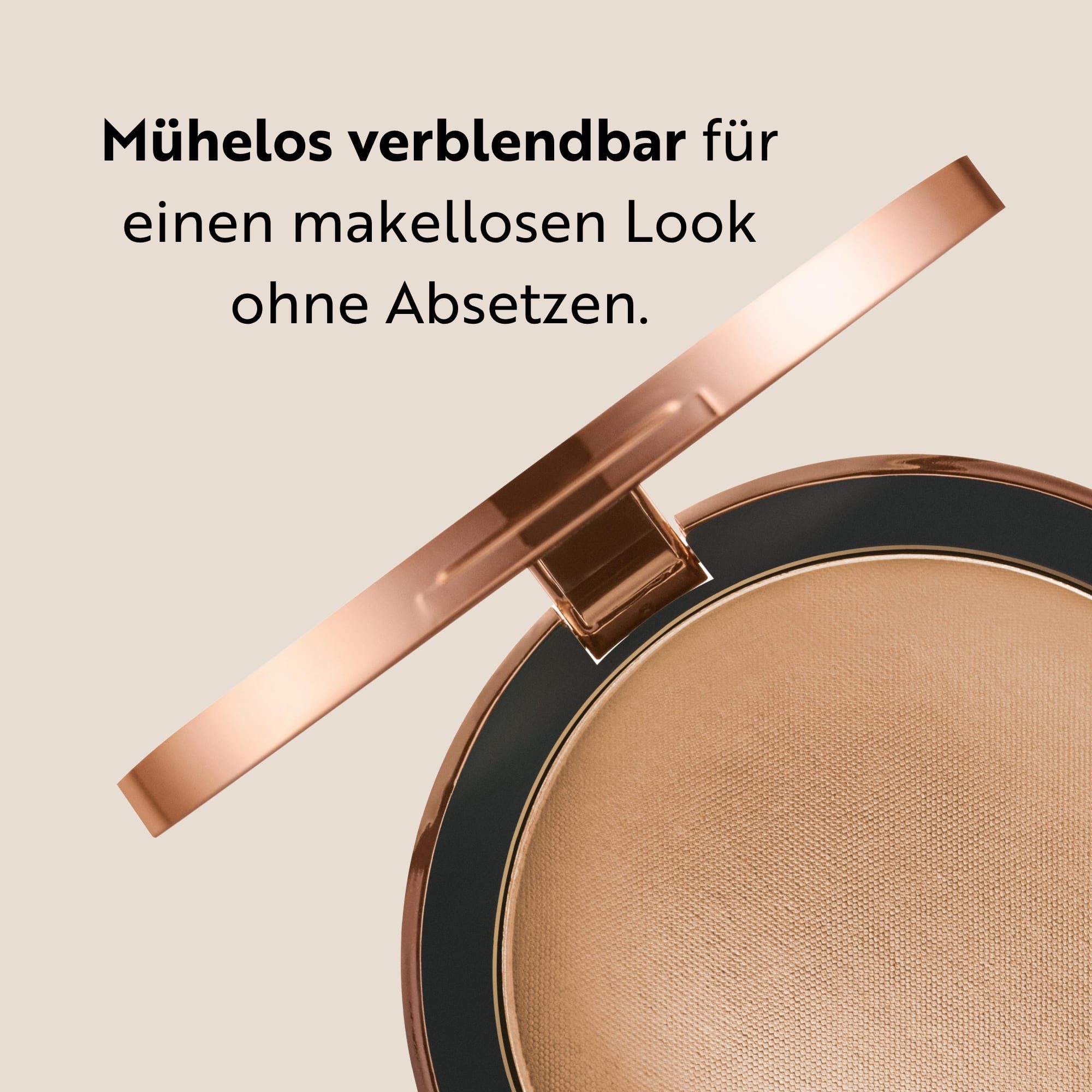 asambeauty Puder Satin Kompaktpuder Nude – Bild 5 von 5