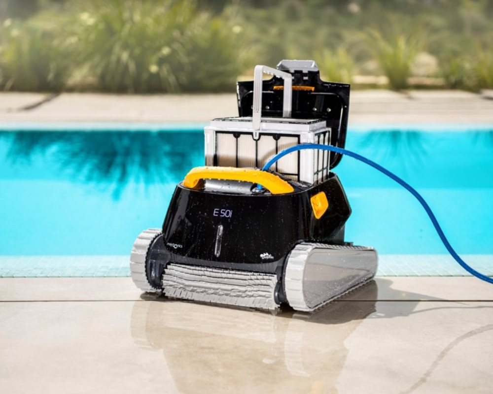 Thumbnail - maytronics Poolbodensauger Dolphin E50i Poolroboter mit PVC Bürste