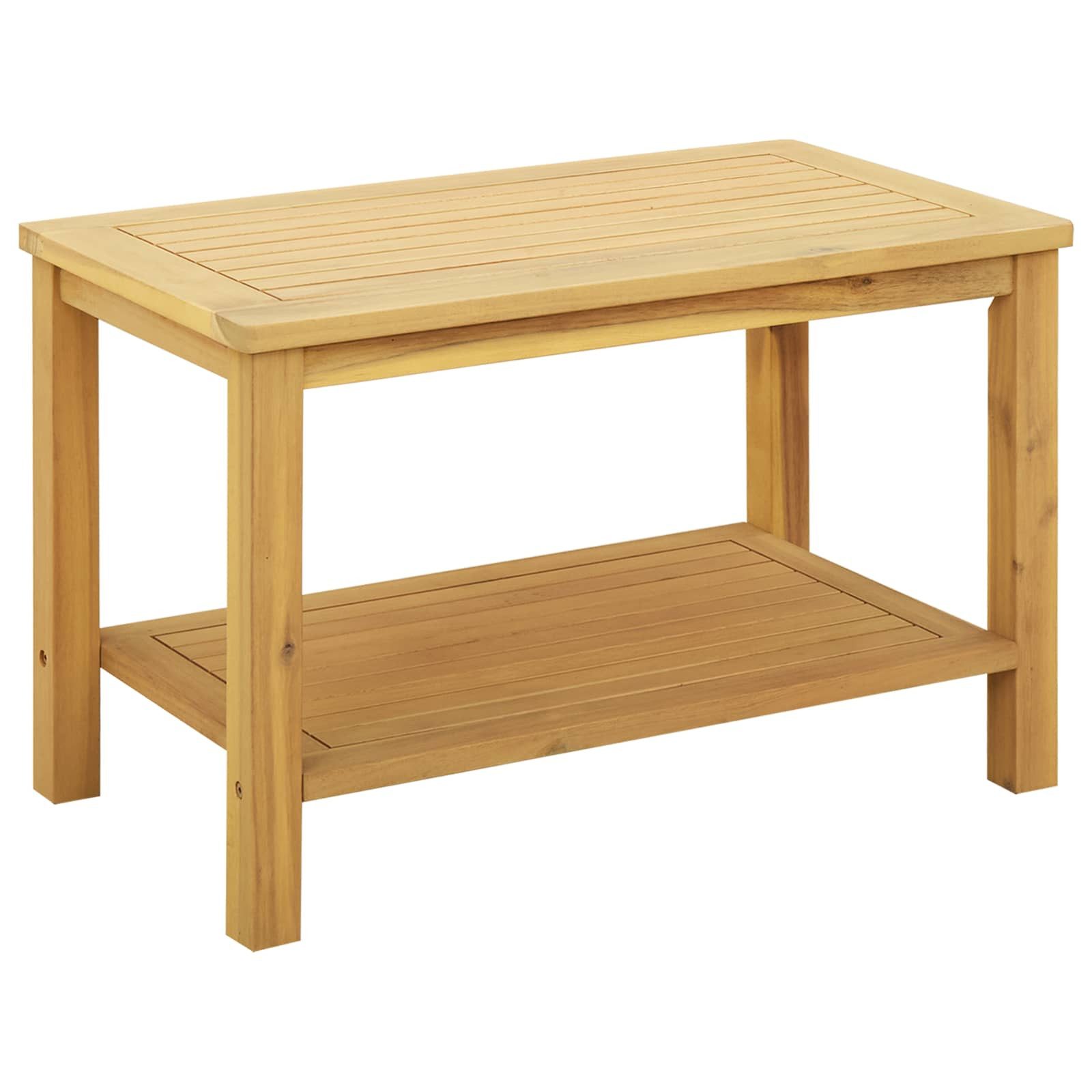 Couchtisch Beistelltisch Öl-Natur 70 x 40 x 45 cm Massivholz