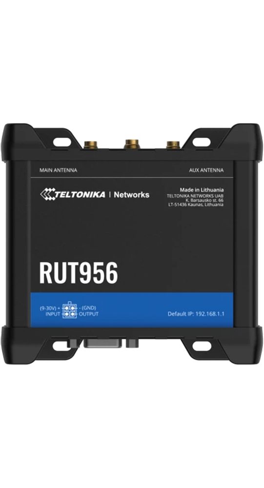 Teltonika RUT956 Industrieller Mobilfunk Router 4G/LTE WLAN-Repeater