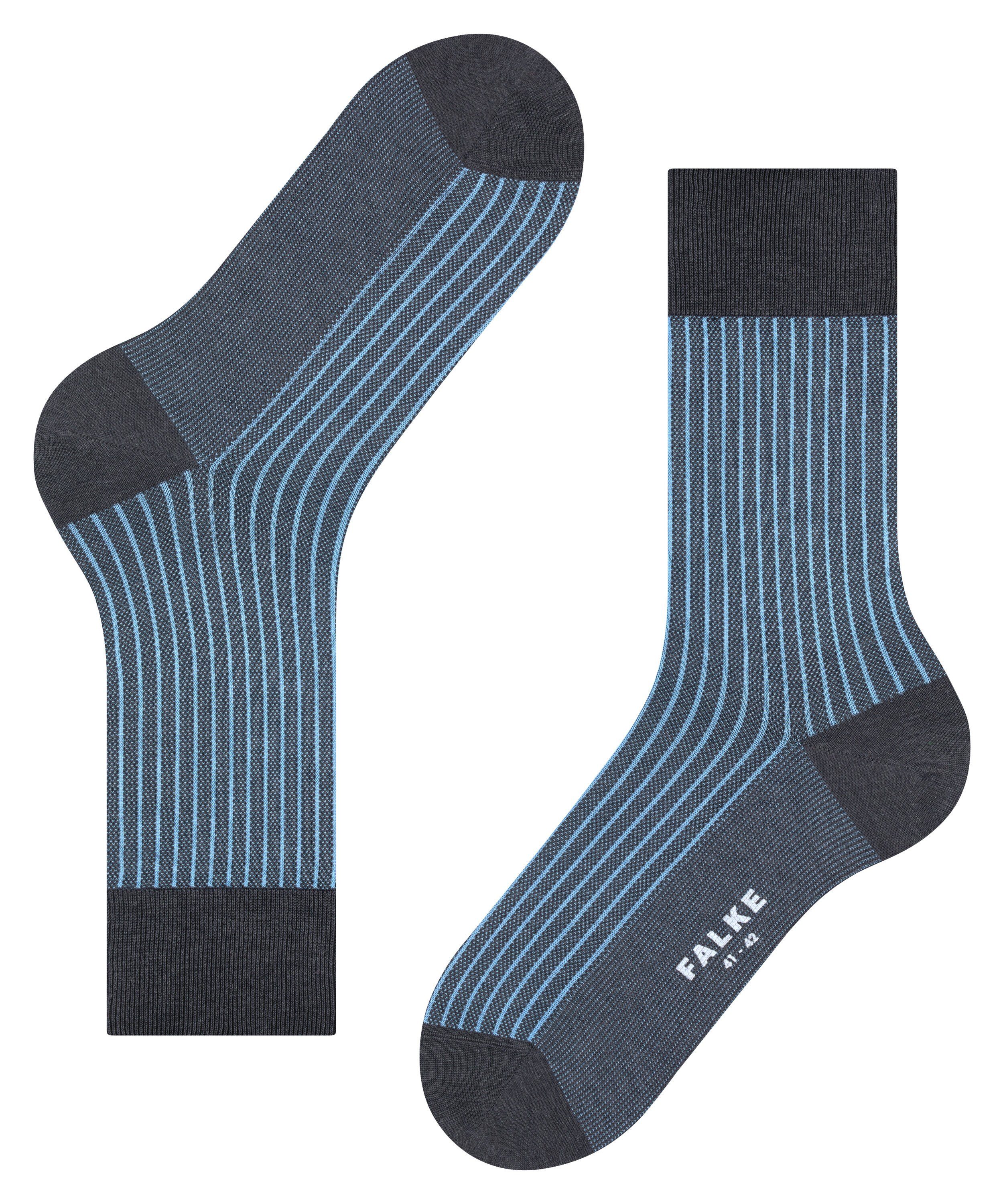 FALKE Socken (3098) Stripe (1-Paar) mel. anthracite Oxford