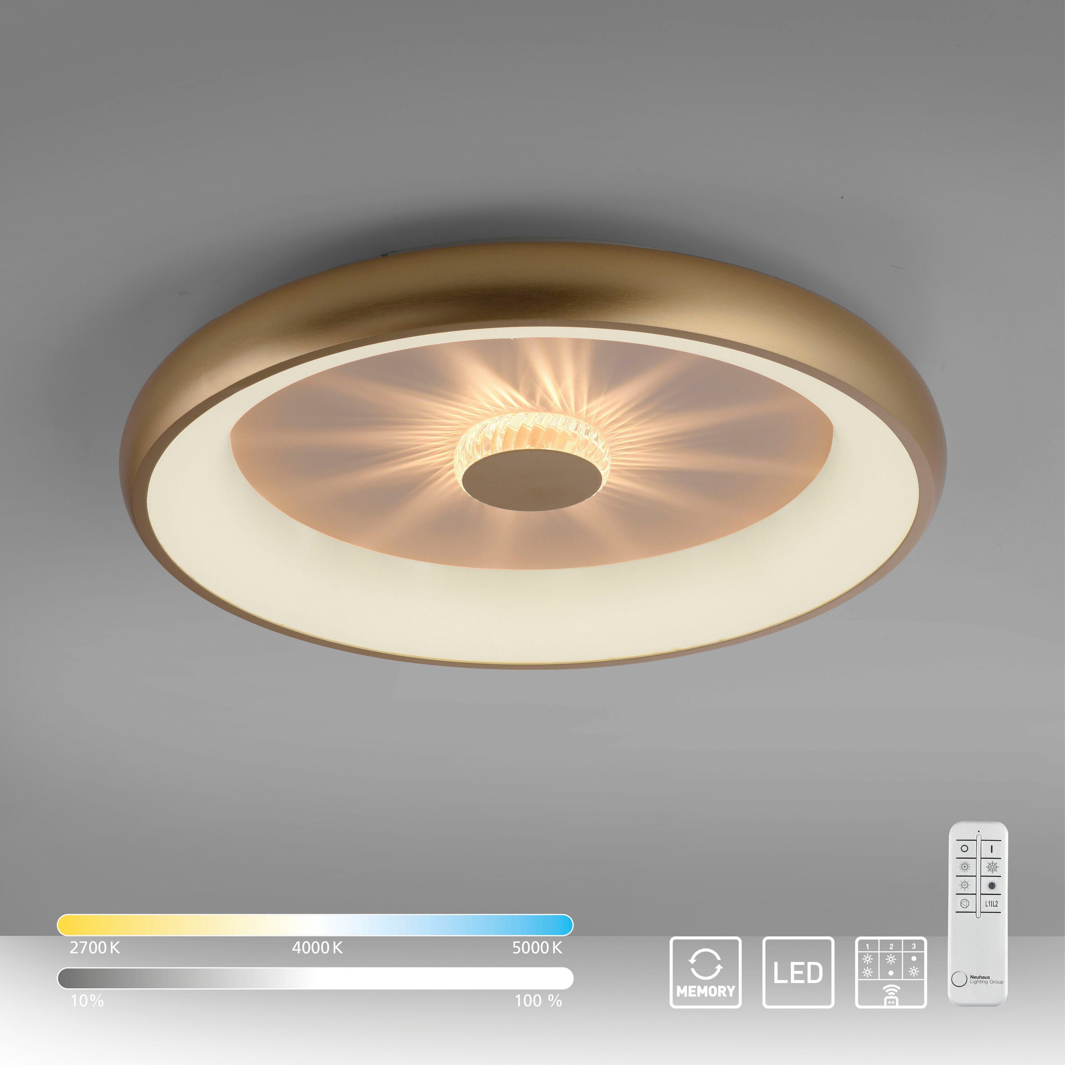 JUST LIGHT Deckenleuchte VERTIGO, LED fest günstig online kaufen