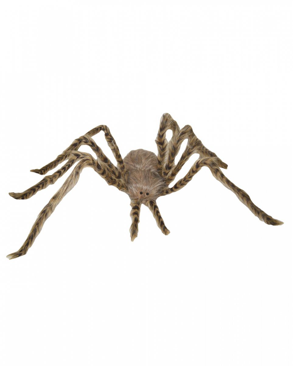 Dekofigur 49c Haarige Halloween Spinne Braune Horror-Shop Dekoration als