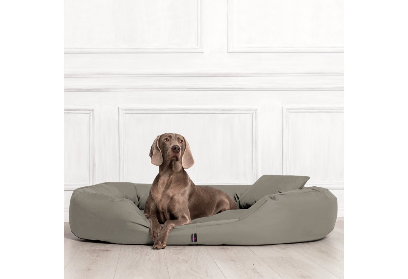Thumbnail - tierlando® Tierbett Orthopädisches Hundebett SAMMY, Robuster Polyester, Dicke Umrandung, Dicke Umrandung zur bequemen Ko...