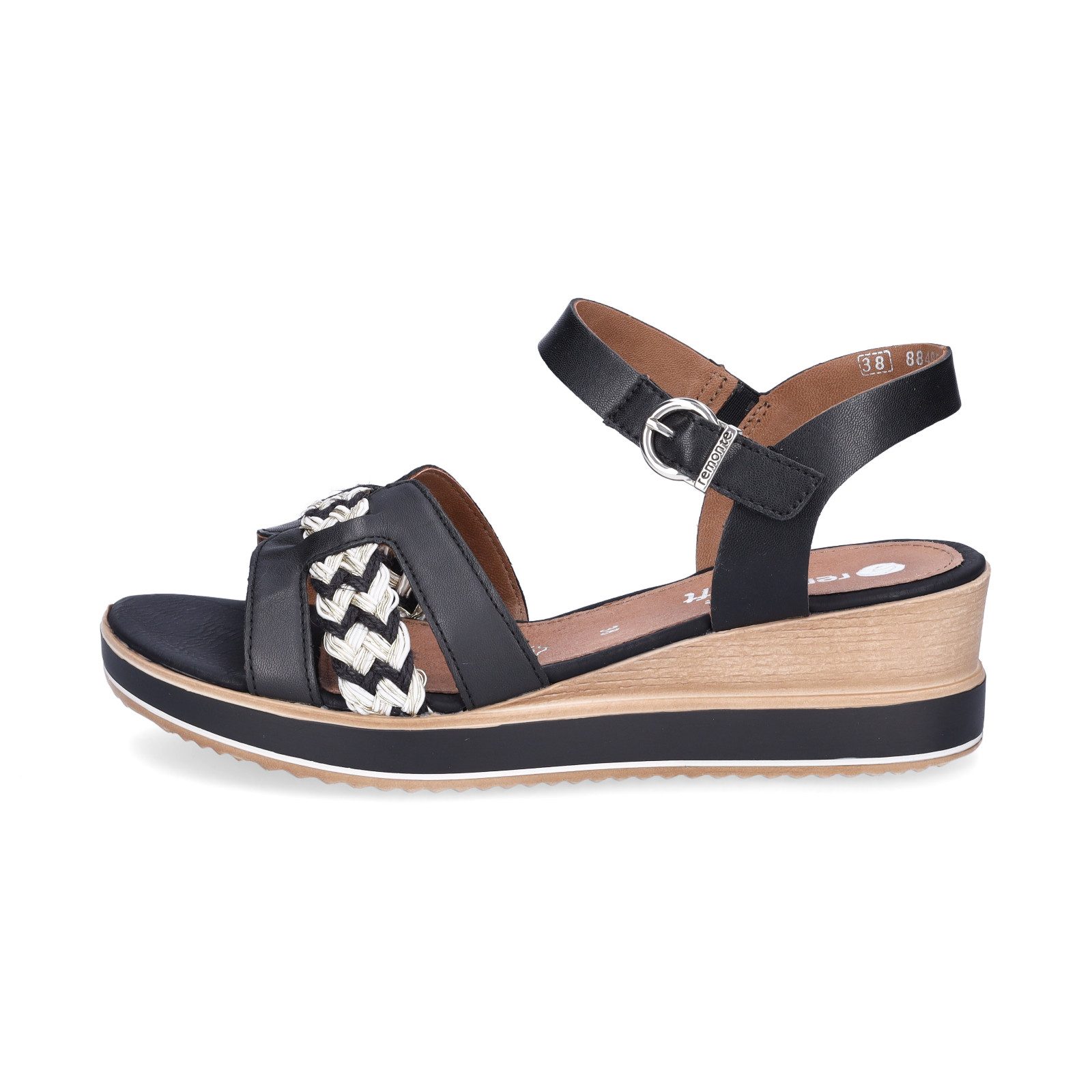Remonte Remonte Damen Sandalette schwarz Sandale günstig online kaufen