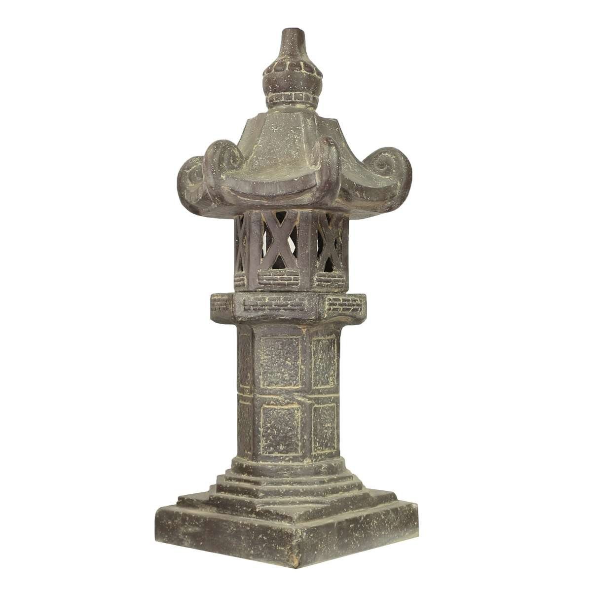 Oriental Galerie Dekofigur XXL Garten Lampe Skulptur bestehend aus 2 Teilen 120 cm (1 St), traditionelle Herstellung in Handarbeit im Ursprungsland