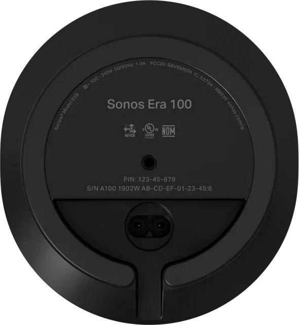 WLAN) Lautsprecher 100 Stereo (Bluetooth, schwarz Sonos Era