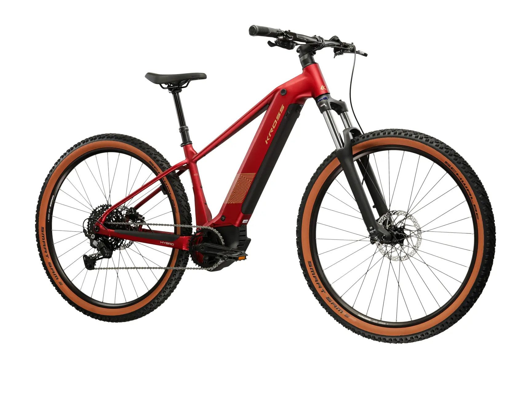 Kross E-Bike Mountainbike Influx Hybrid 3.0 21,3Ah / 800 Wh 29 Zoll rot 10 Gänge 2026, 10 Gang Shimano CUES U6000 Schaltwerk, Kettenschaltung, Mittelmotor, 800 Wh