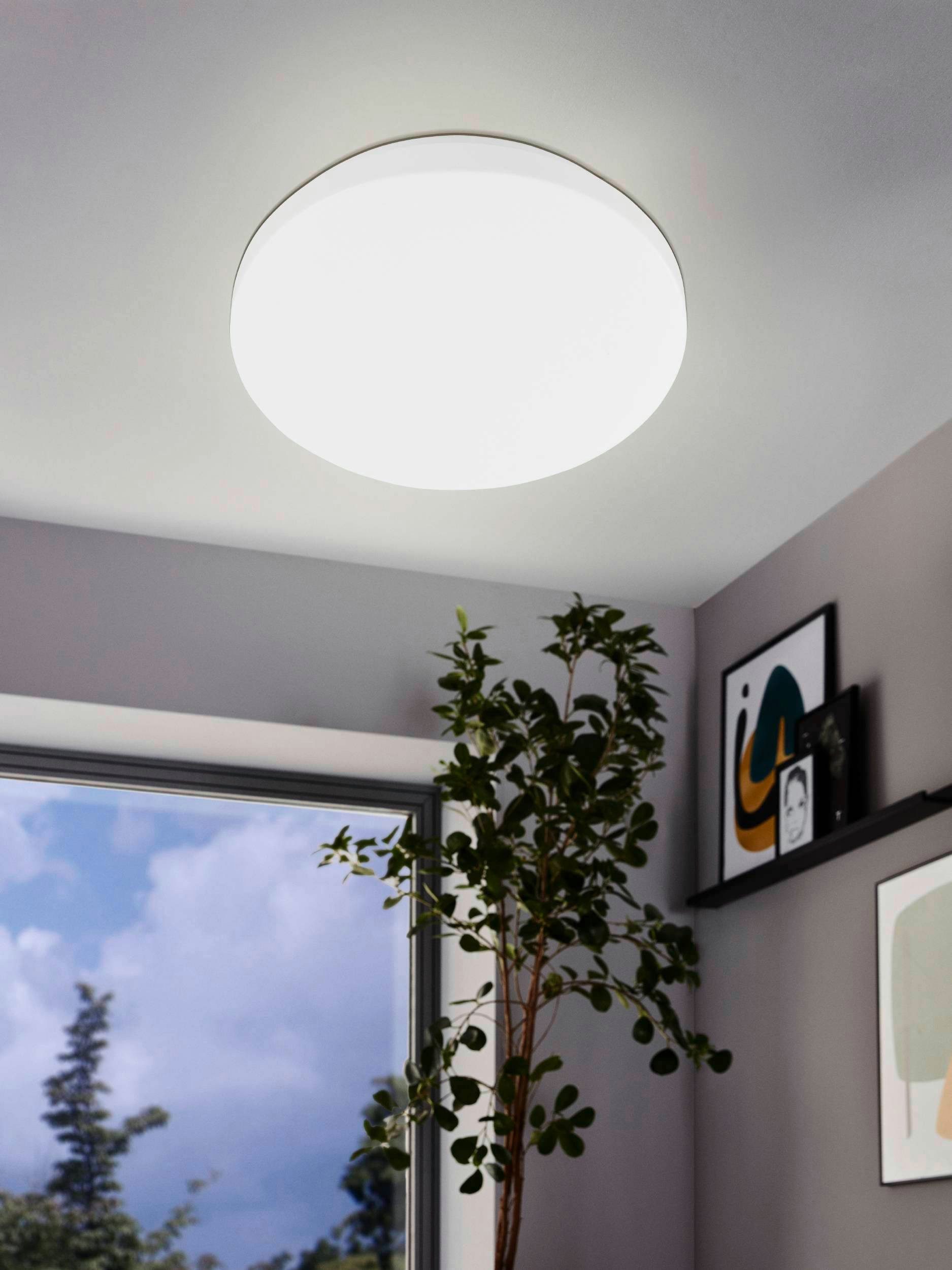 EGLO LED Deckenleuchte POGLIOLA Deckenlampe rund, günstig online kaufen
