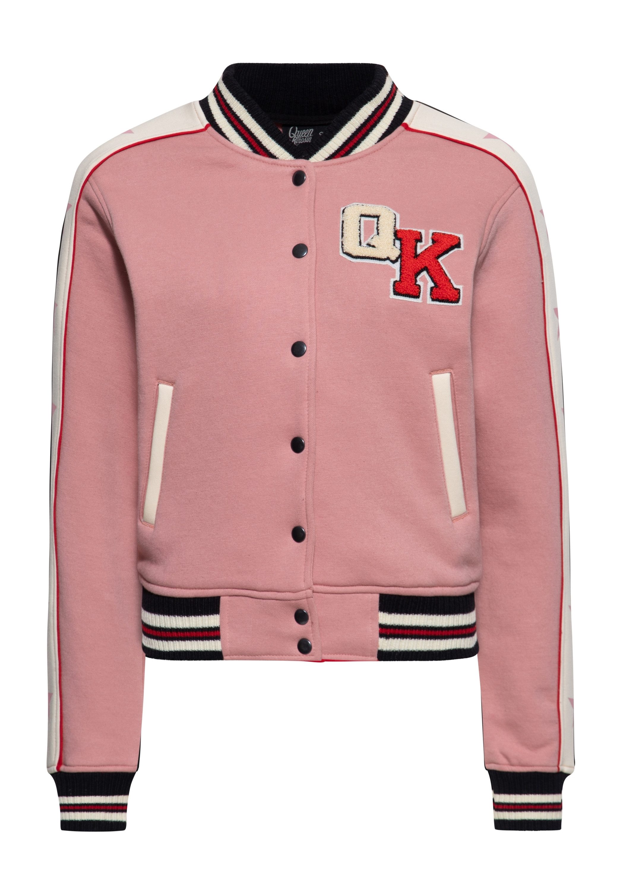 QueenKerosin Collegejacke Star (1-St) mit Sternen-Print