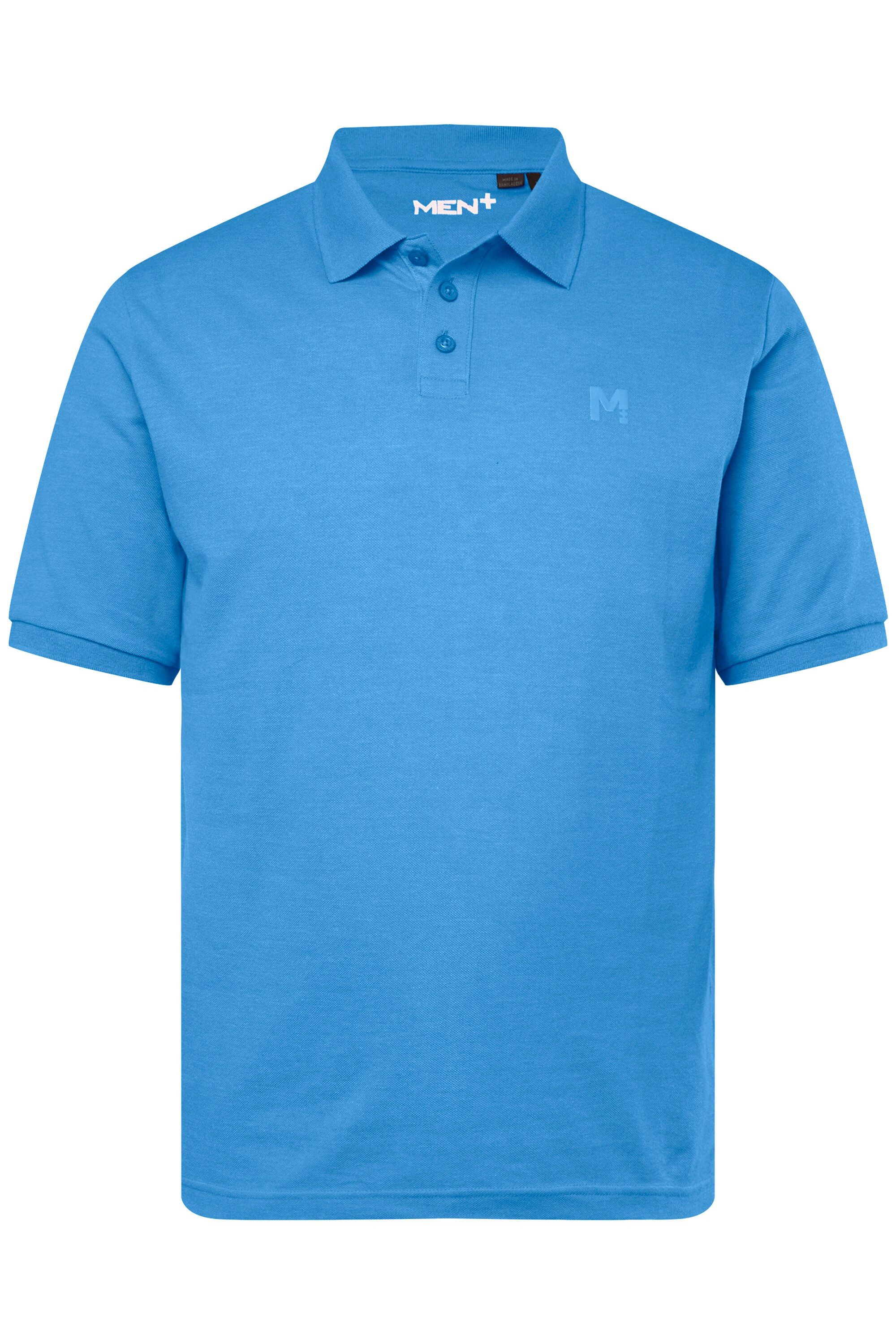 Men Plus Poloshirt Men+ Poloshirt Basic Piqué Halbarm bis 8 XL günstig online kaufen
