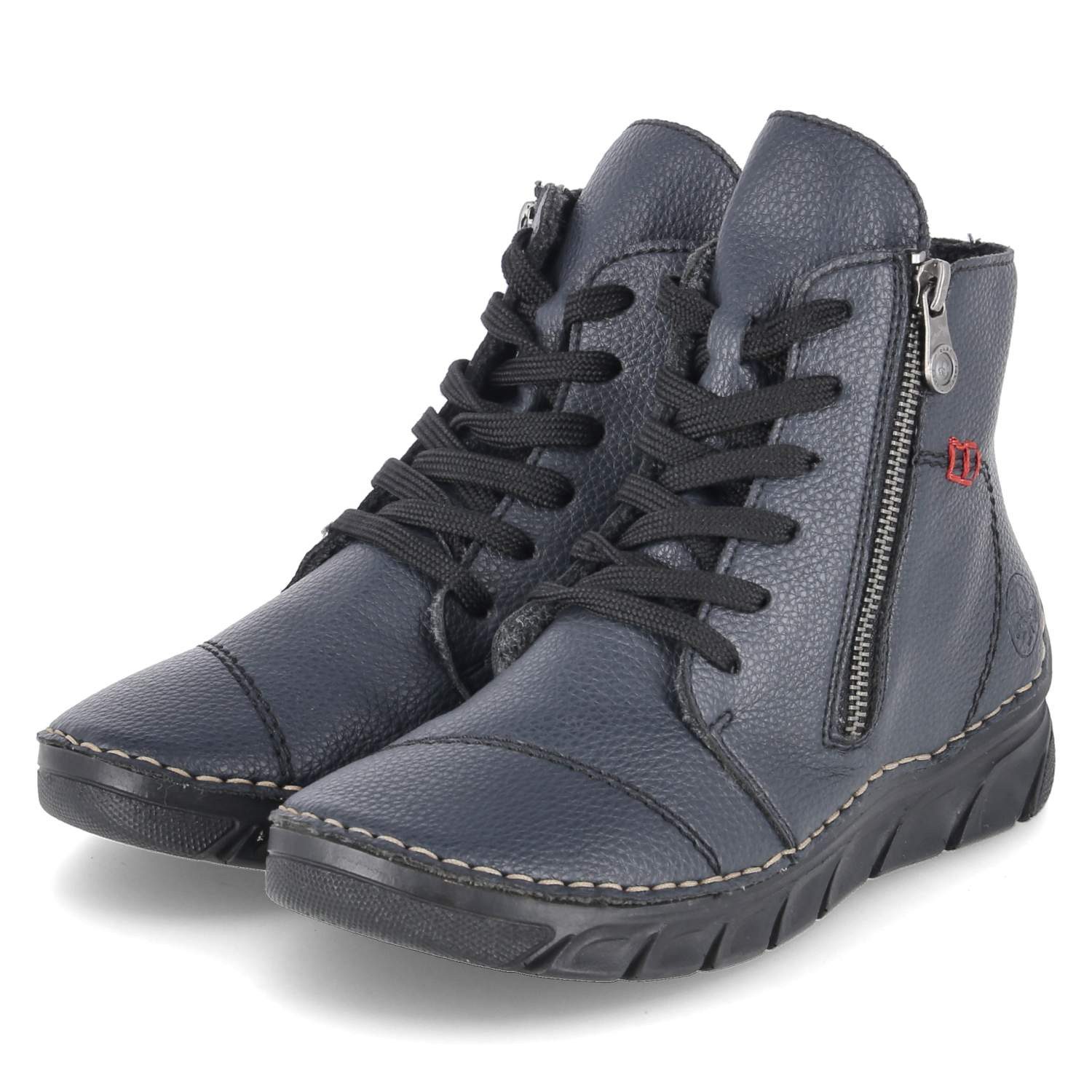 Rieker Rieker 55034-14 Damen Synthetik blau Schnürstiefel günstig online kaufen