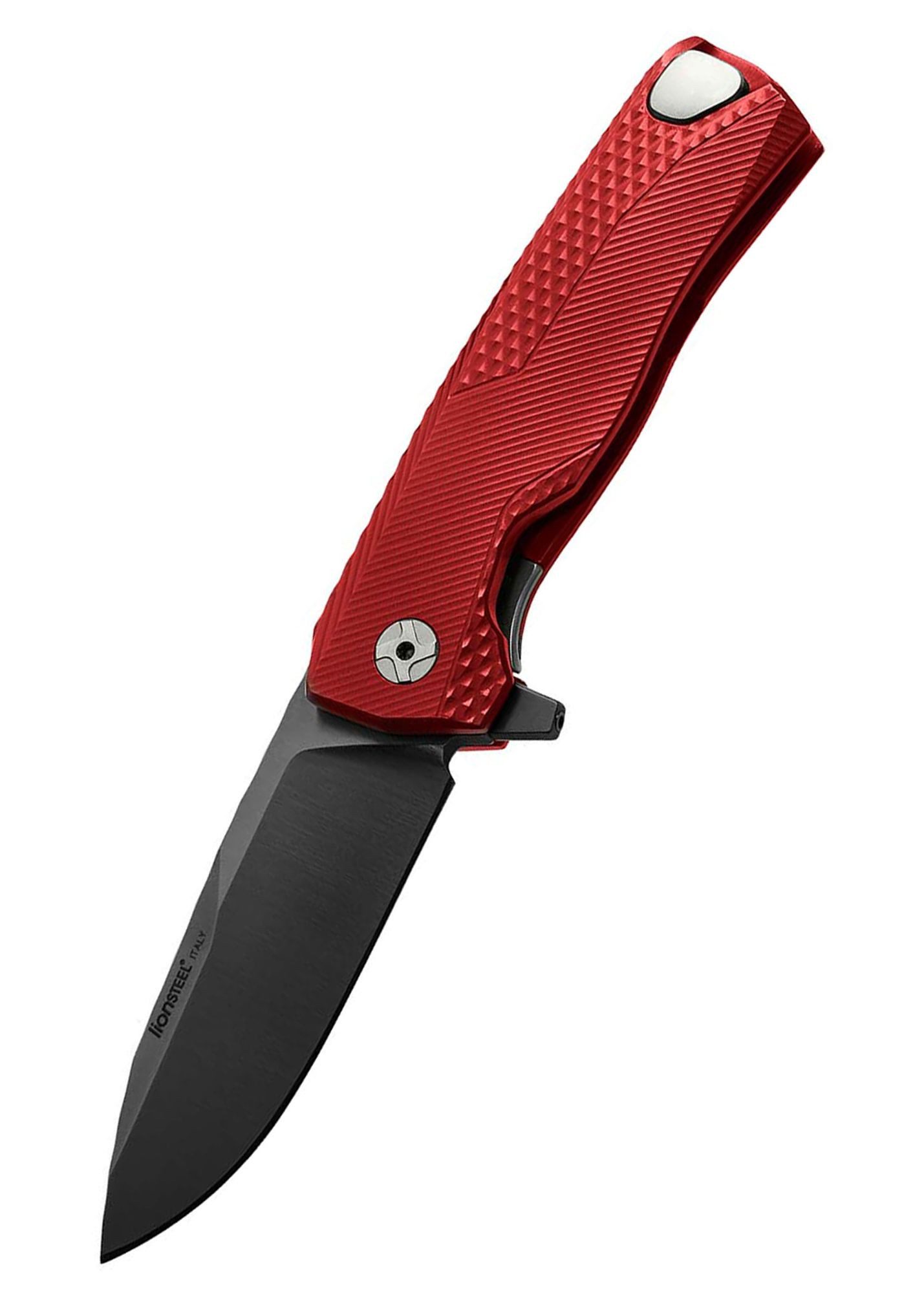Taschenmesser Lionsteel Taschenmesser ROK Aluminium, rot, schwarz, Lionsteel