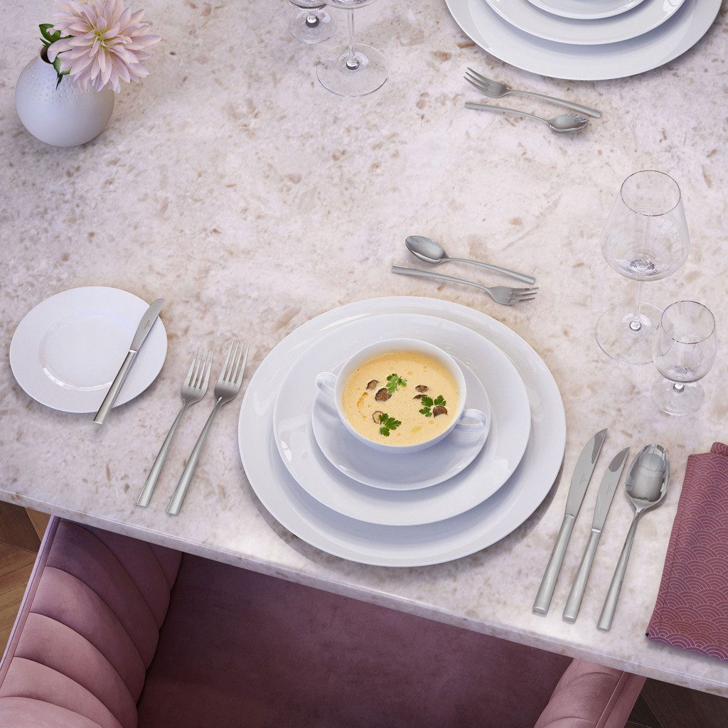 Villeroy & Boch Suppenlöffel Piemont Tafellöffel 207 mm 6er Set (6 Stück)