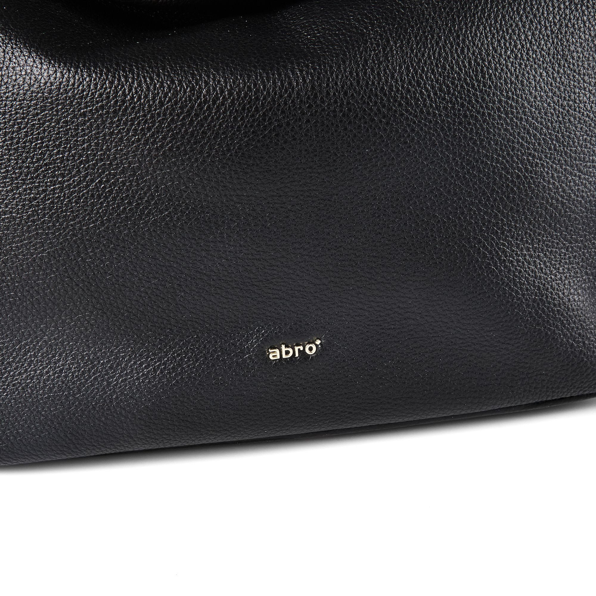 Abro Schultertasche Ebony, Leder