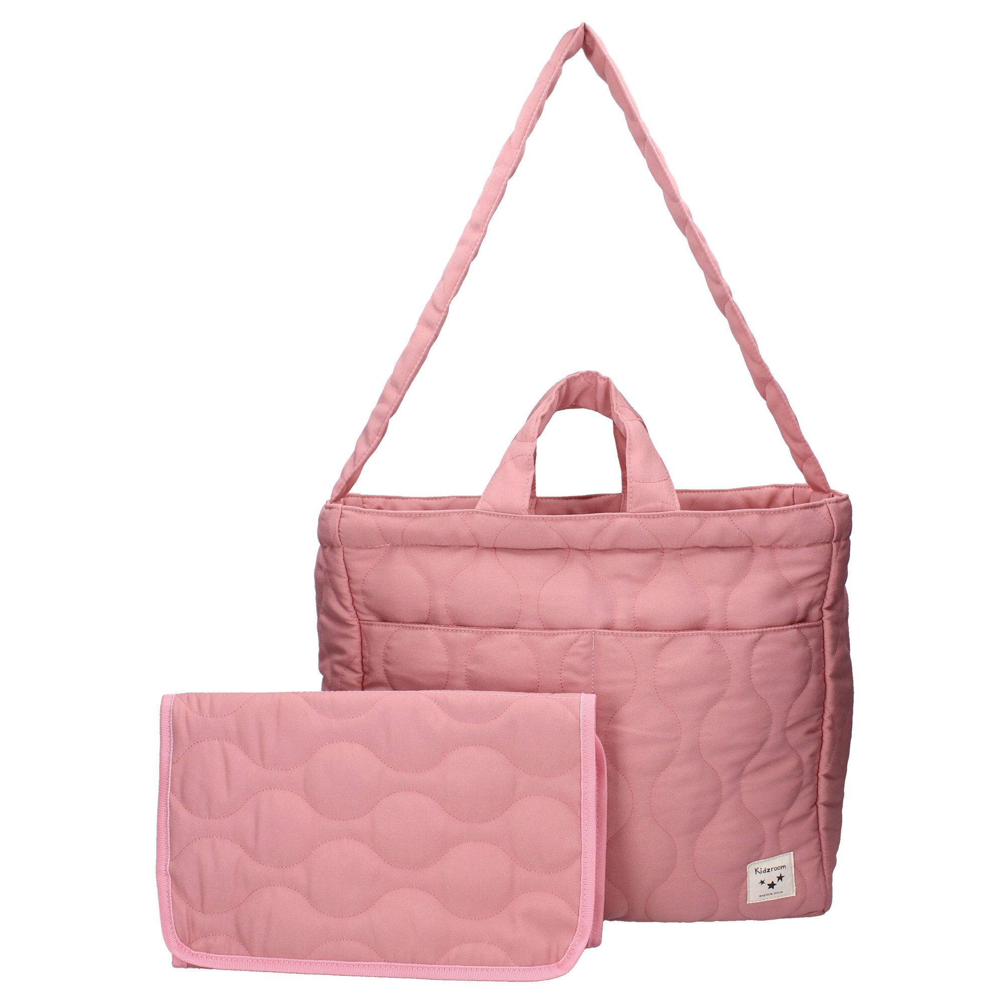 Vadobag Wickeltasche Care Loveable, mit viel Stauraum und passender Wickelunterlage