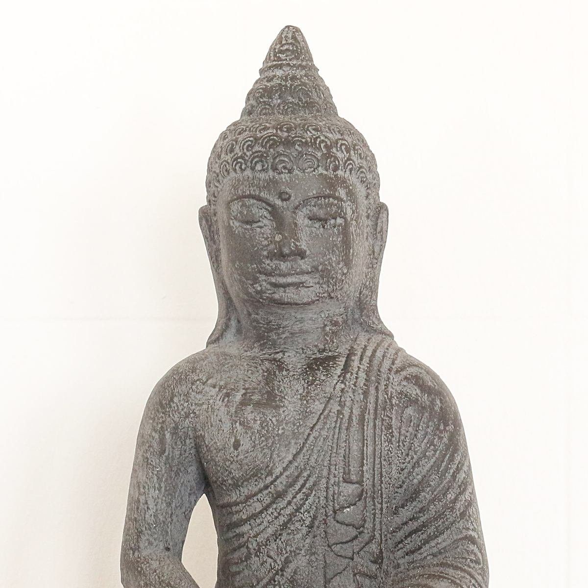 Oriental Galerie Dekofigur Sitzender Thai in (1 Ursprungsland im St), Buddha cm 40 Herstellung Handarbeit traditionelle