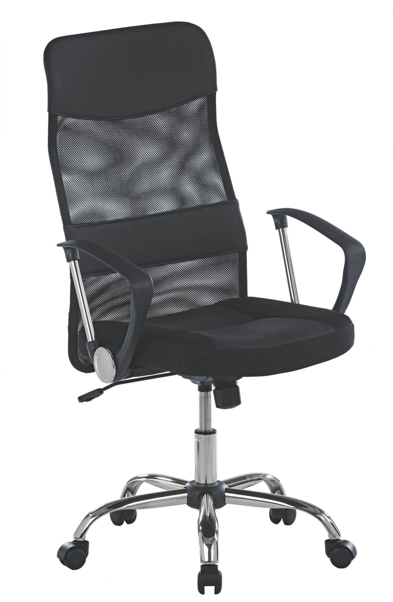 Duo Collection Chefsessel Regensburg, ergonomisch, schwarz, Netzstoff - 60x106x60cm (BxHxT)
