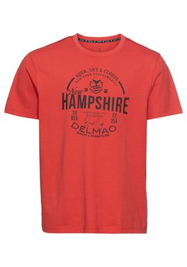 DELMAO T-Shirt mit Brustprint - NEUE MARKE!