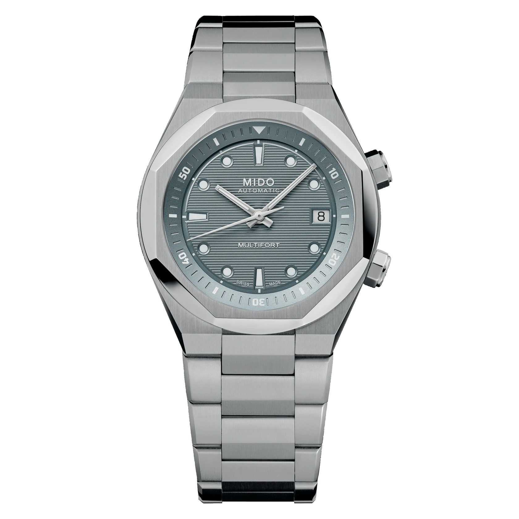 Schweizer Uhr Herrenuhr Automatik Multifort 8 Two Crowns