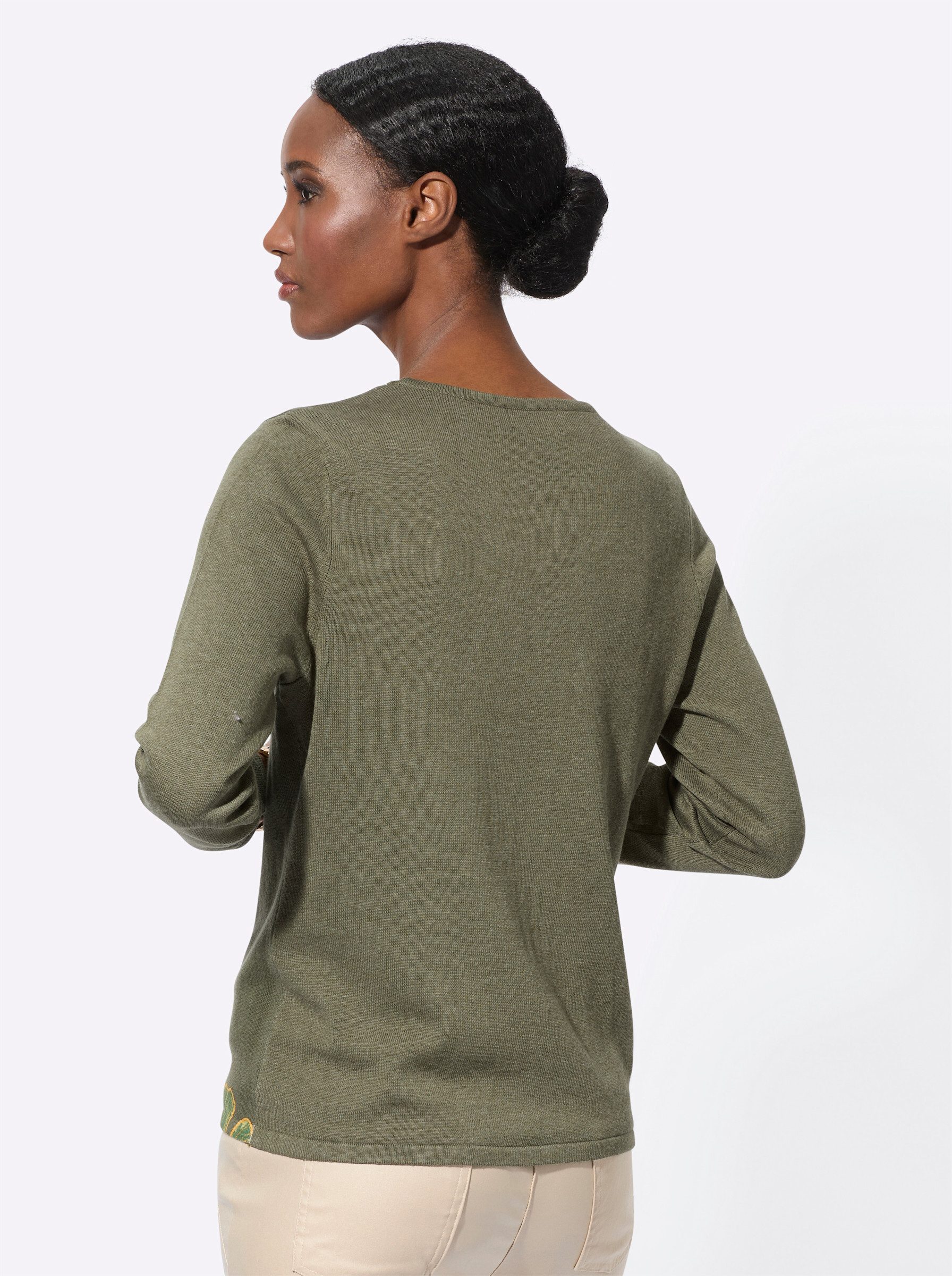 creation L Strickpullover Rundhalspullover . günstig online kaufen