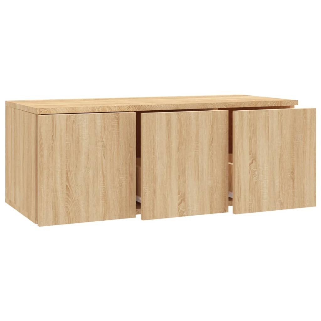 furnicato TV-Schrank cm Holzwerkstoff Sonoma-Eiche 80x34x30