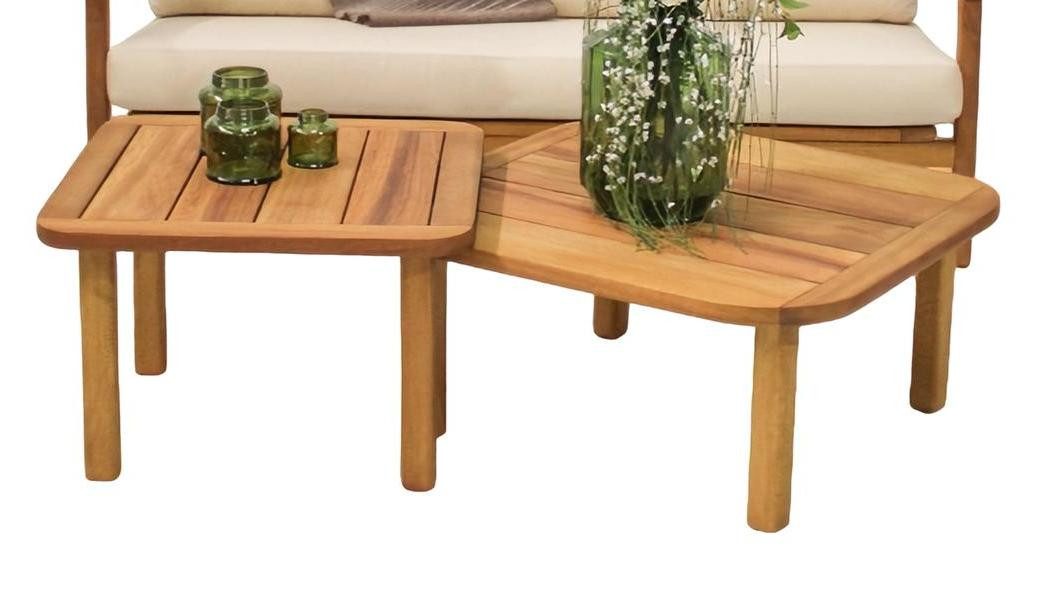 Xlmoebel Gartentisch Stilvolles Gartenmöbel-Set mit modernen quadratischen Couchtischen (Gartenmöbel-Set, 2x Couchtische), Hergestellt in Europa