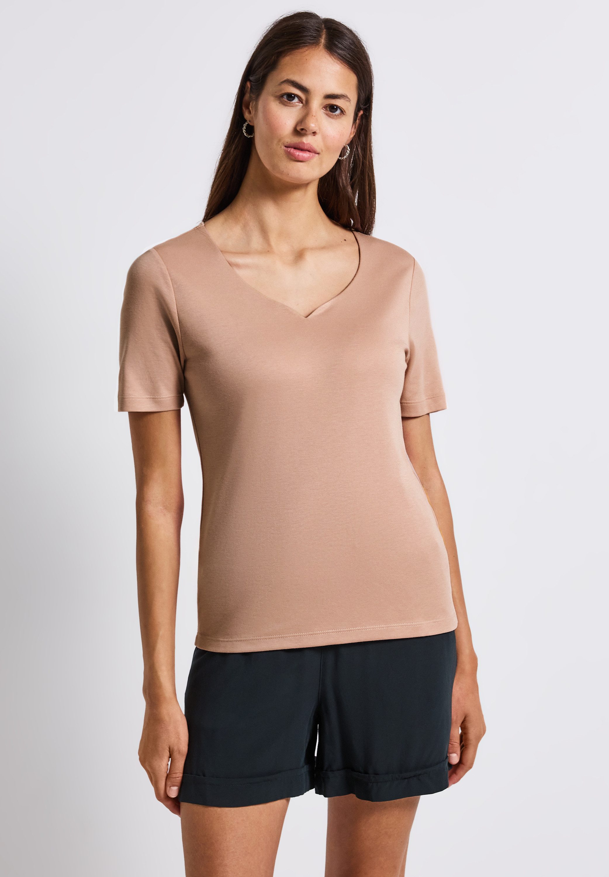 STREET ONE T-Shirt, im soften Baumwoll-Mix günstig online kaufen