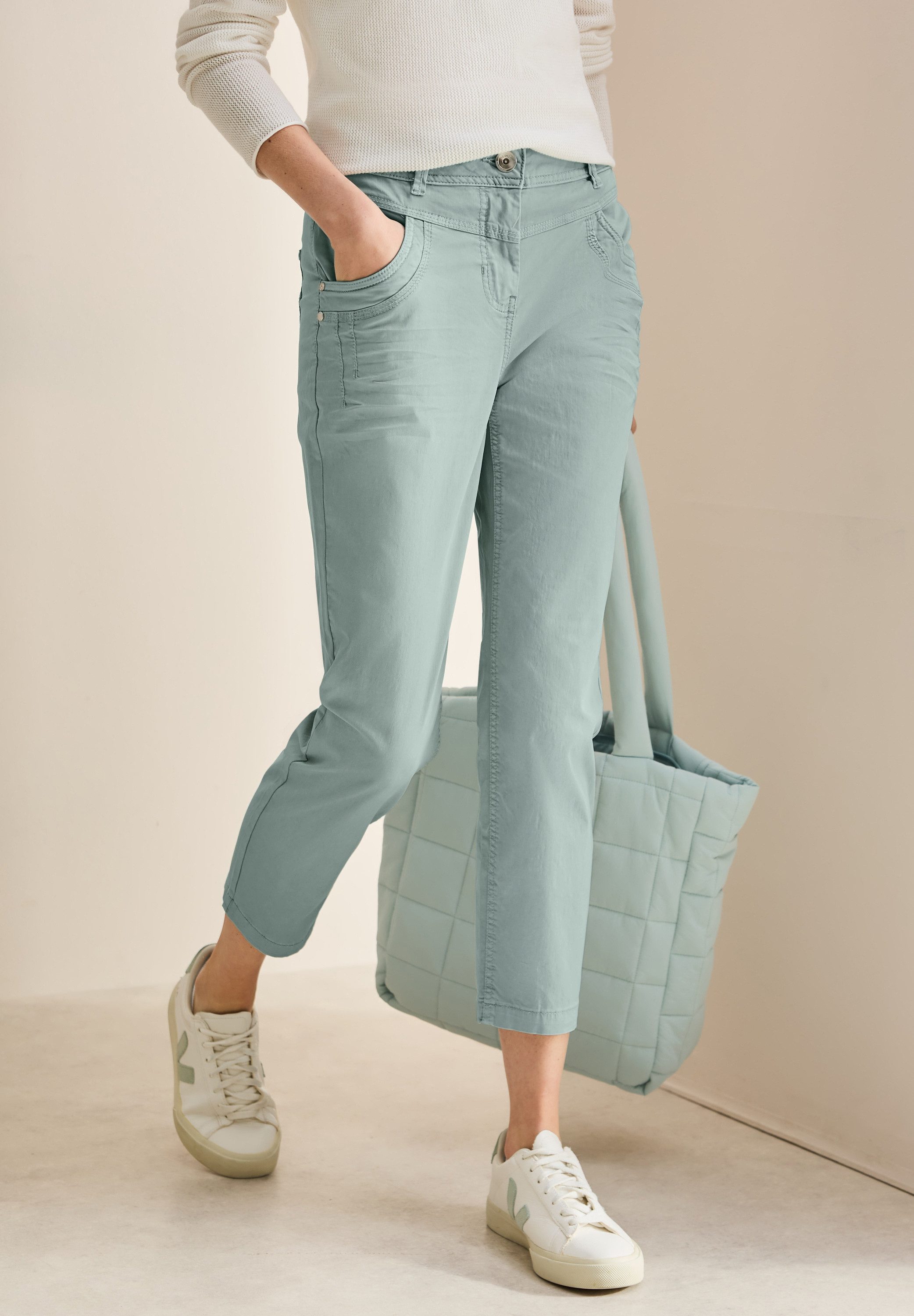 Cecil Stoffhose 4-Pocket Style günstig online kaufen