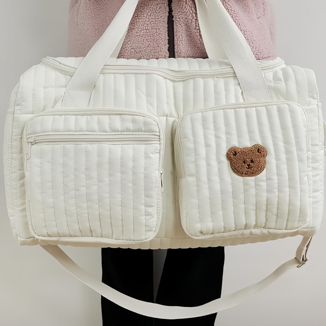 FOUORTUNATE-BEE Wickeltasche Große Wickeltasche Mama Tasche Reisetasche Schultertasche 45×22×26 cm, Für Krankenhaus Kinderwagen Reise Alltag Baby Wickeltasche O – Bild 5 von 5