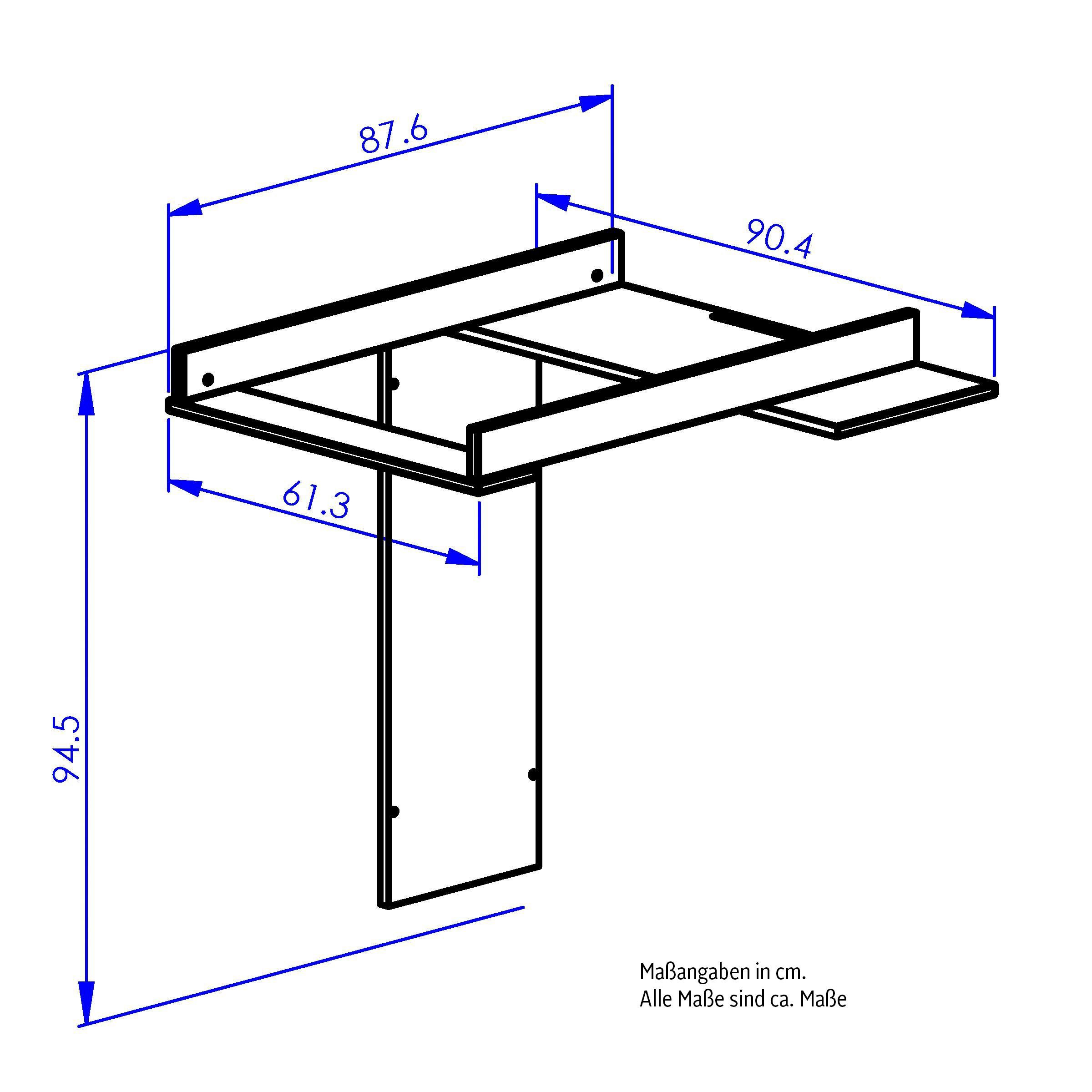 Galipette Baby Room Complete Set Arthur, (6-piece, with wardrobe, bed with drawer, changing table, changing unit and shelf)