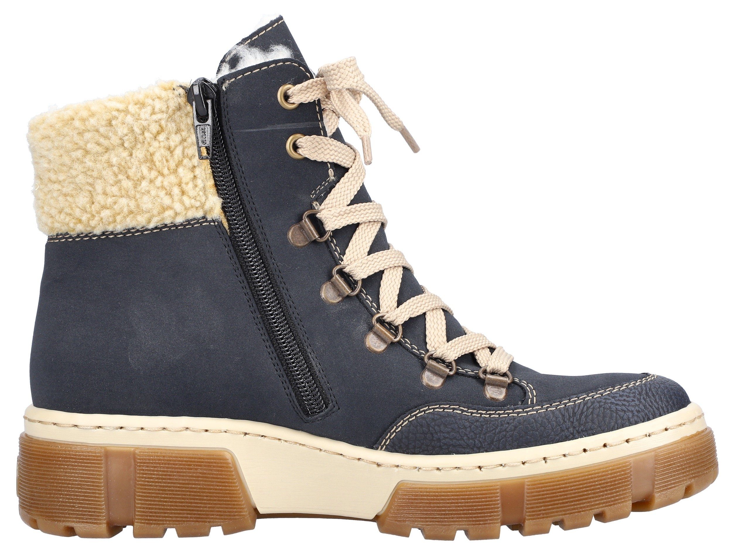 Rieker Winterboots, Schnürboots, Winterstiefelette mit Warmfutter ausgestattet