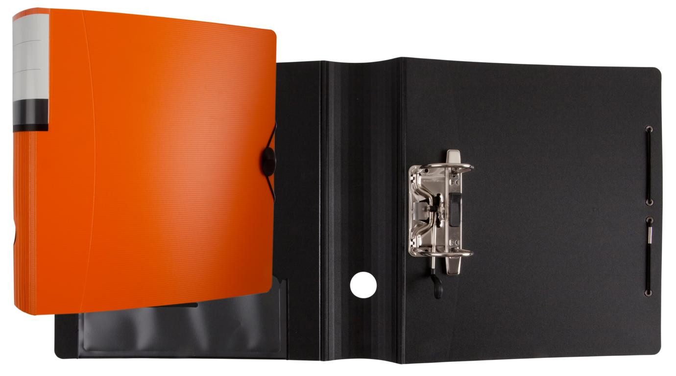 Idena Aktenordner Ordner / DIN A4 / 75mm Rücken / Farbe: orange