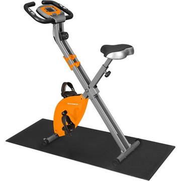 SONGMICS Heimtrainer, Fitnessbike, bis 100 kg belastbar, klappbar