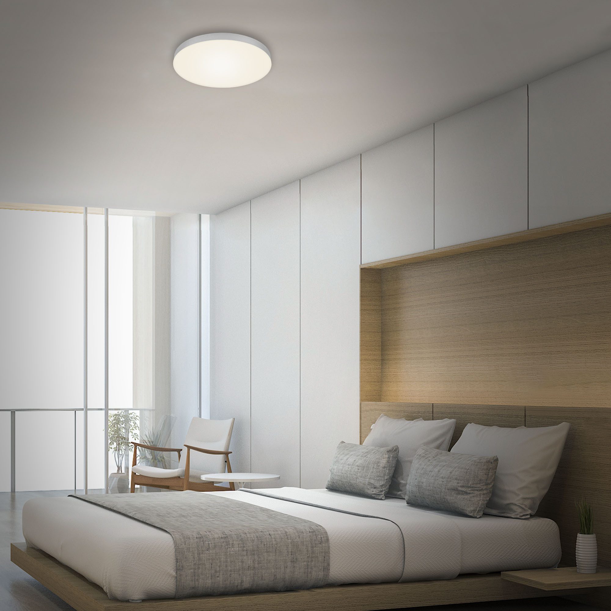 Briloner Leuchten Aufbauleuchte Flame, LED fest integriert – Bild 5 von 5