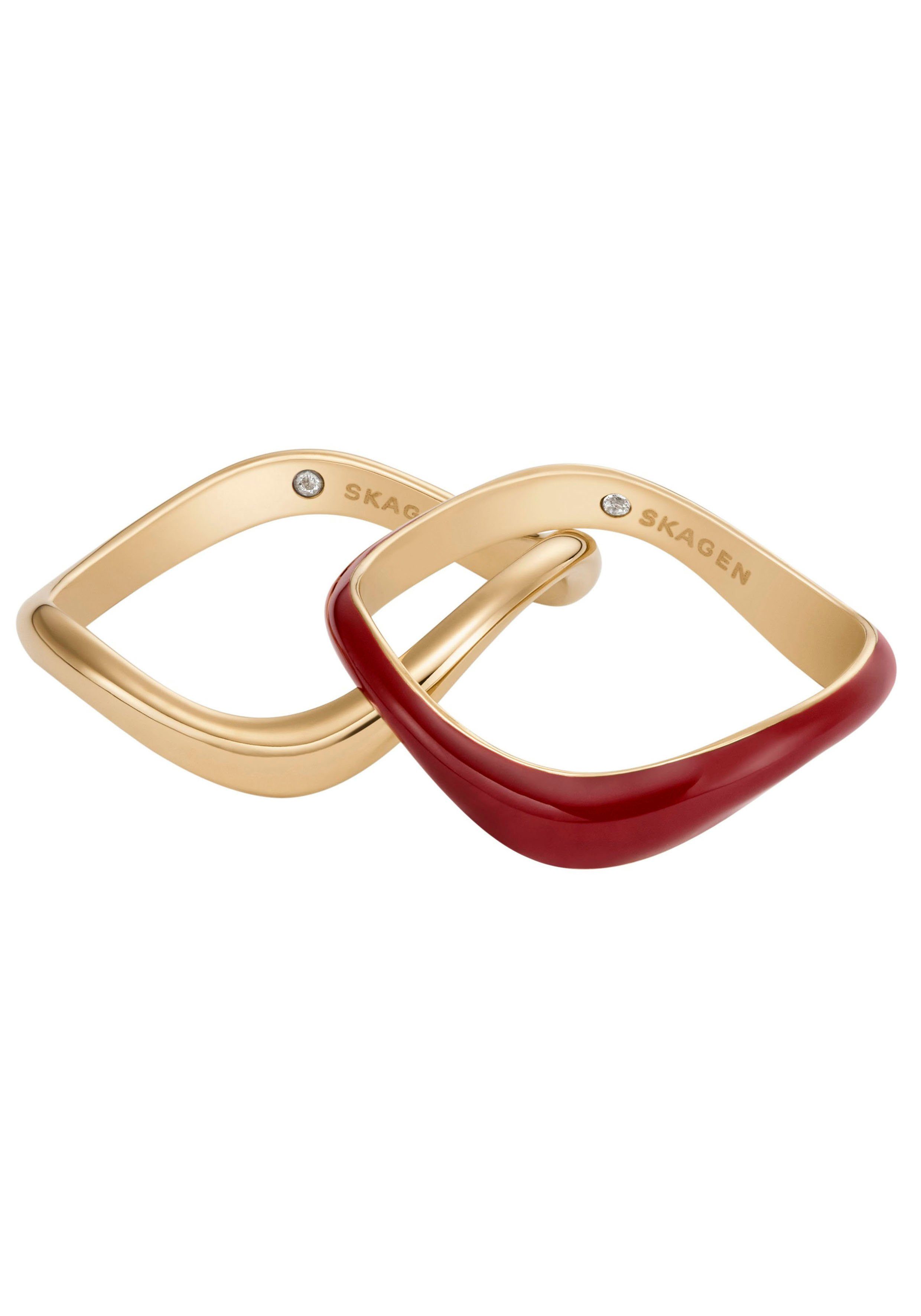 SKAGEN Ring-Set KARIANA LIQUID, SKJ17687...