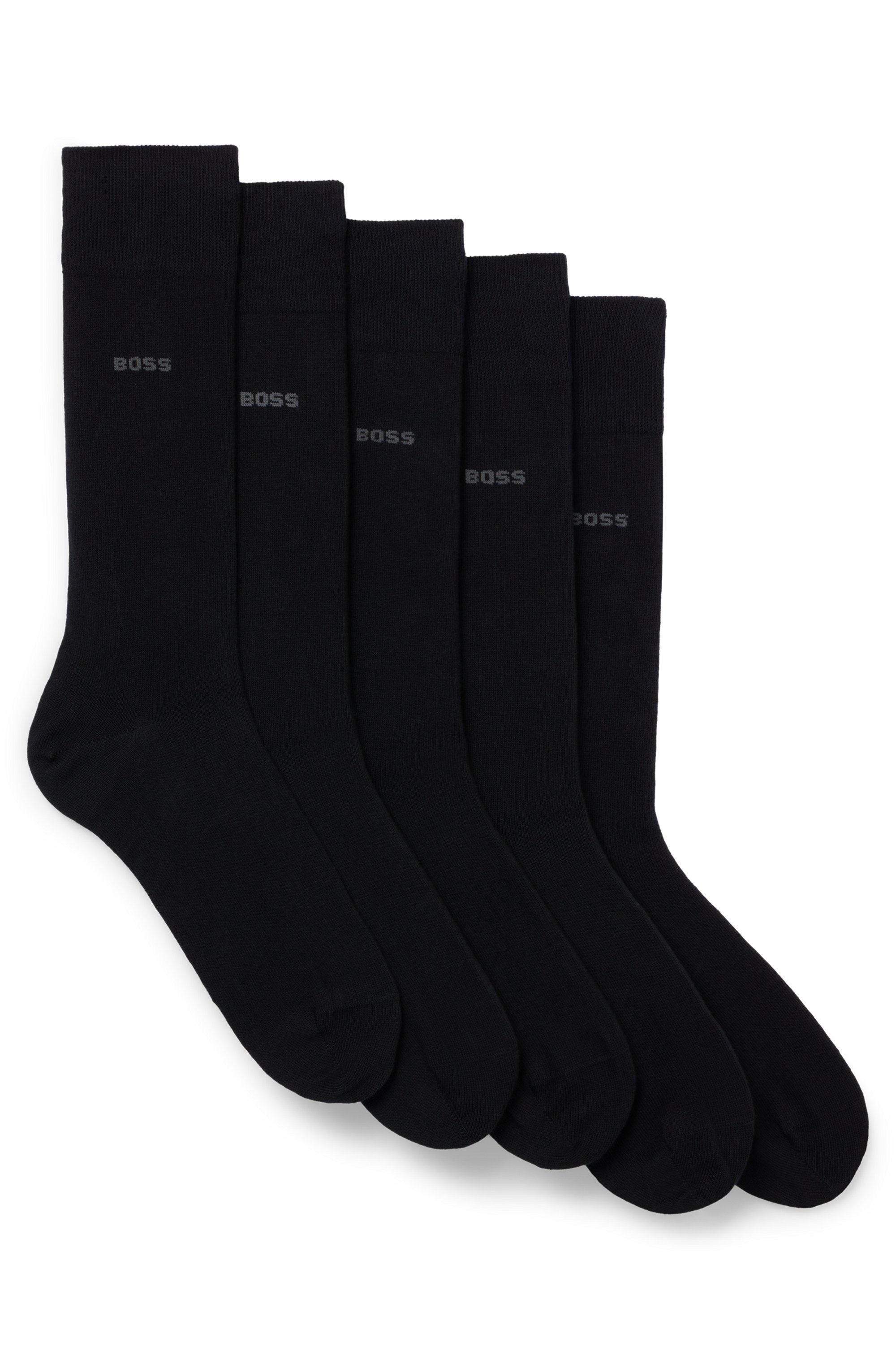 BOSS Socken 5P Uni Color CC (5-Paar) in klassischer Unifarbe günstig online kaufen