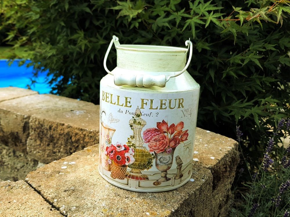 Ambiente Haus Dekovase Fleur-Milchkanne (1 St) – Bild 3 von 5