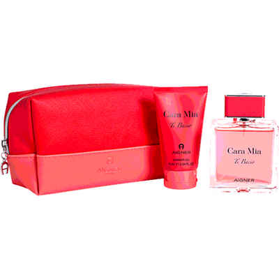 AIGNER Eau de Parfum Cara Mia Ti Bacio Set = E.d.P. Nat. Spray 100 ml + Shower Gel 75 ml