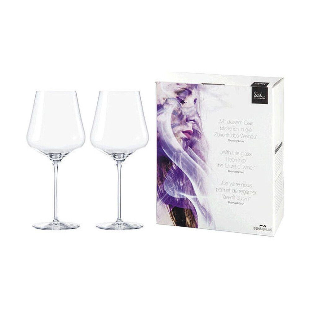 Eisch Germany Rotweinglas Burgunderglas 518/1 2 St. GK Sky Sensis plus, Kristallglas, Burgunderglas, Ø10,8cm, Kristallglas