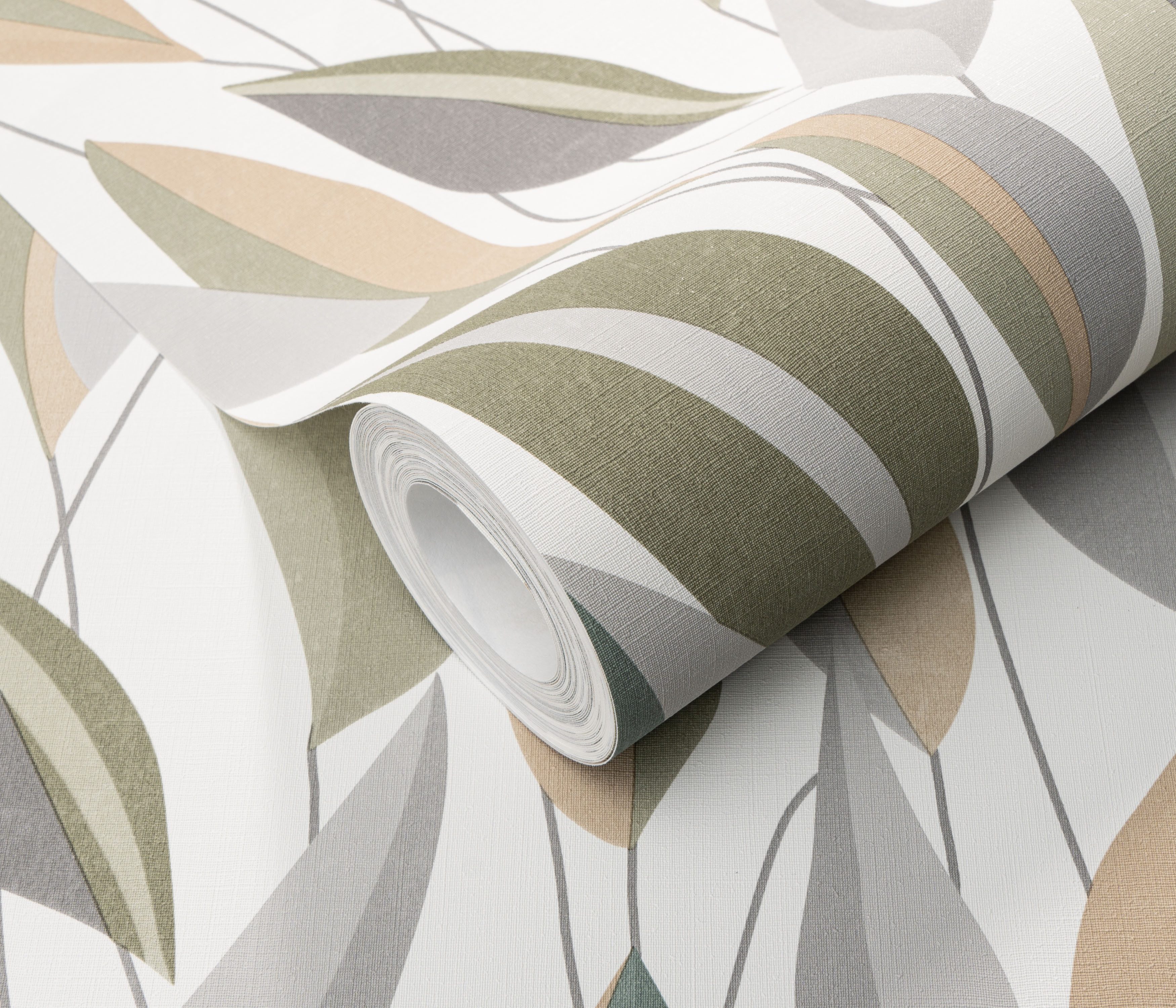 Erismann Vliestapete Vliestapete FOLIAGE, leicht strukturiert, tropisch, botanisch, geblümt, (1 St), Phthalate frei